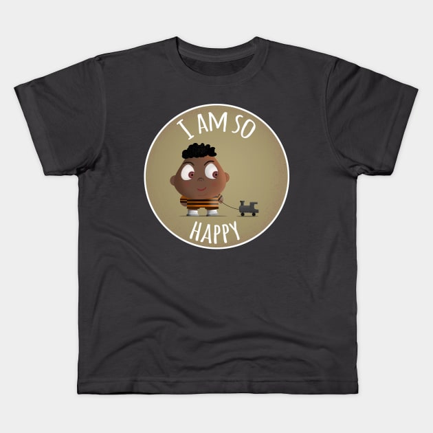 I am so happy Kids T-Shirt by Arnoldi store